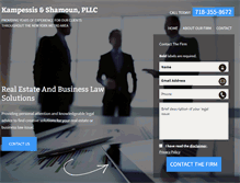 Tablet Screenshot of lawfirmks.com